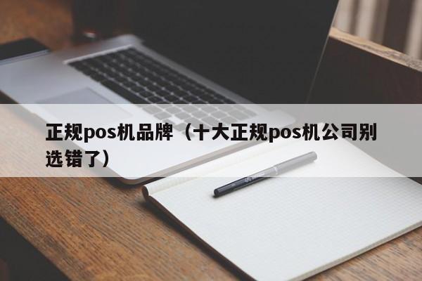 正规pos机品牌（十大正规pos机公司别选错了）