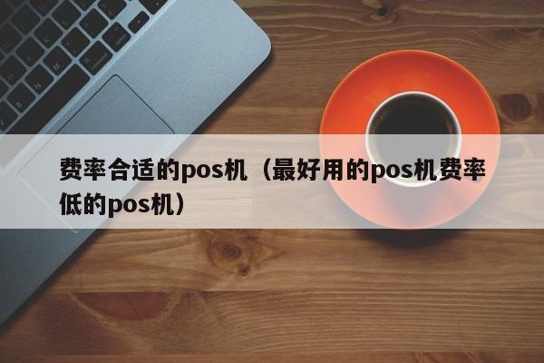 费率合适的pos机（最好用的pos机费率低的pos机）