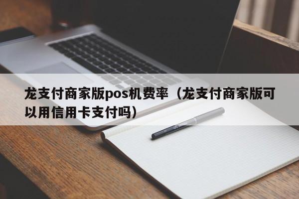 龙支付商家版pos机费率（龙支付商家版可以用信用卡支付吗）